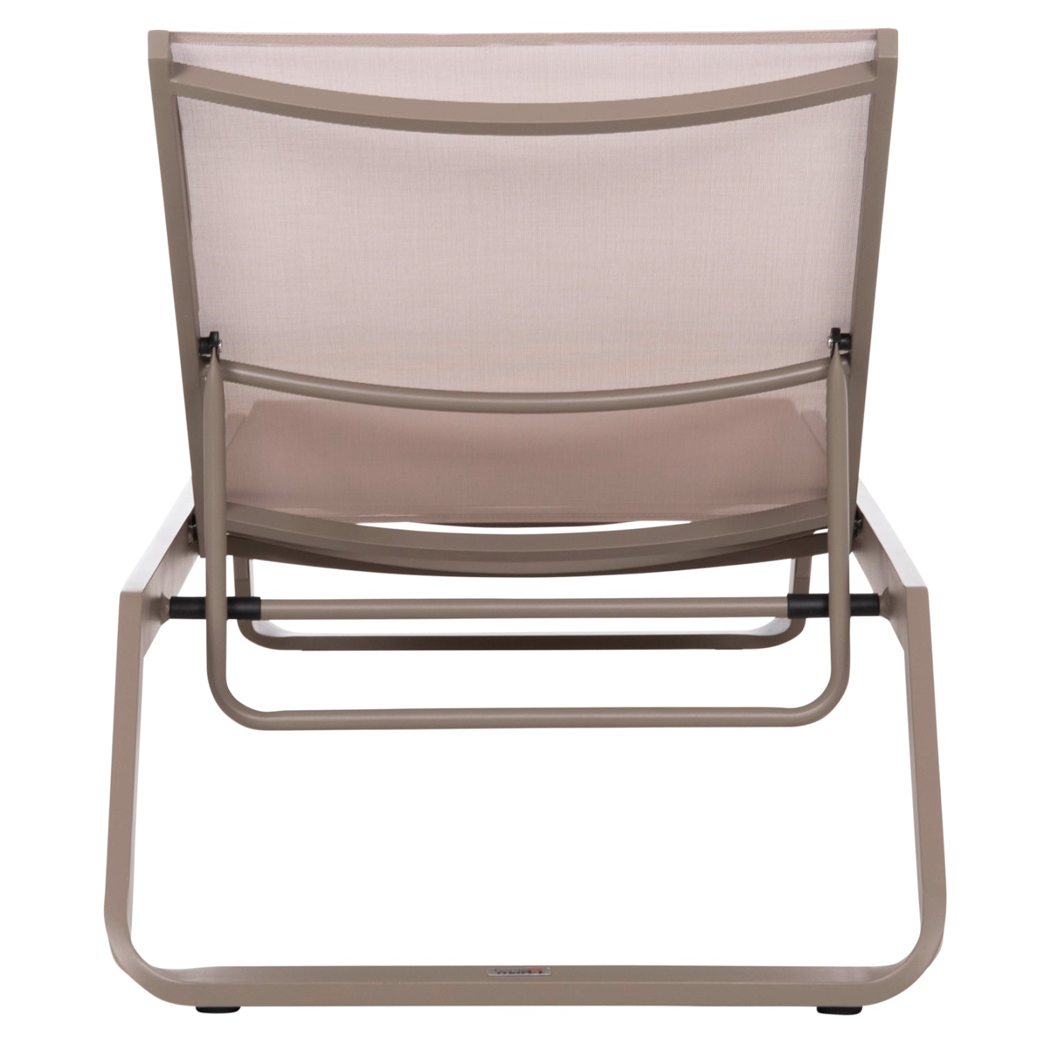 ΞΑΠΛΩΣΤΡΑ ΑΛΟΥΜΙΝΙΟΥ MARIMAR HM6562.03 ΣΚΕΛΕΤΟΣ TAUPE & TEXTILENE ΜΠΕΖ 220x67.5x31.5Υεκ