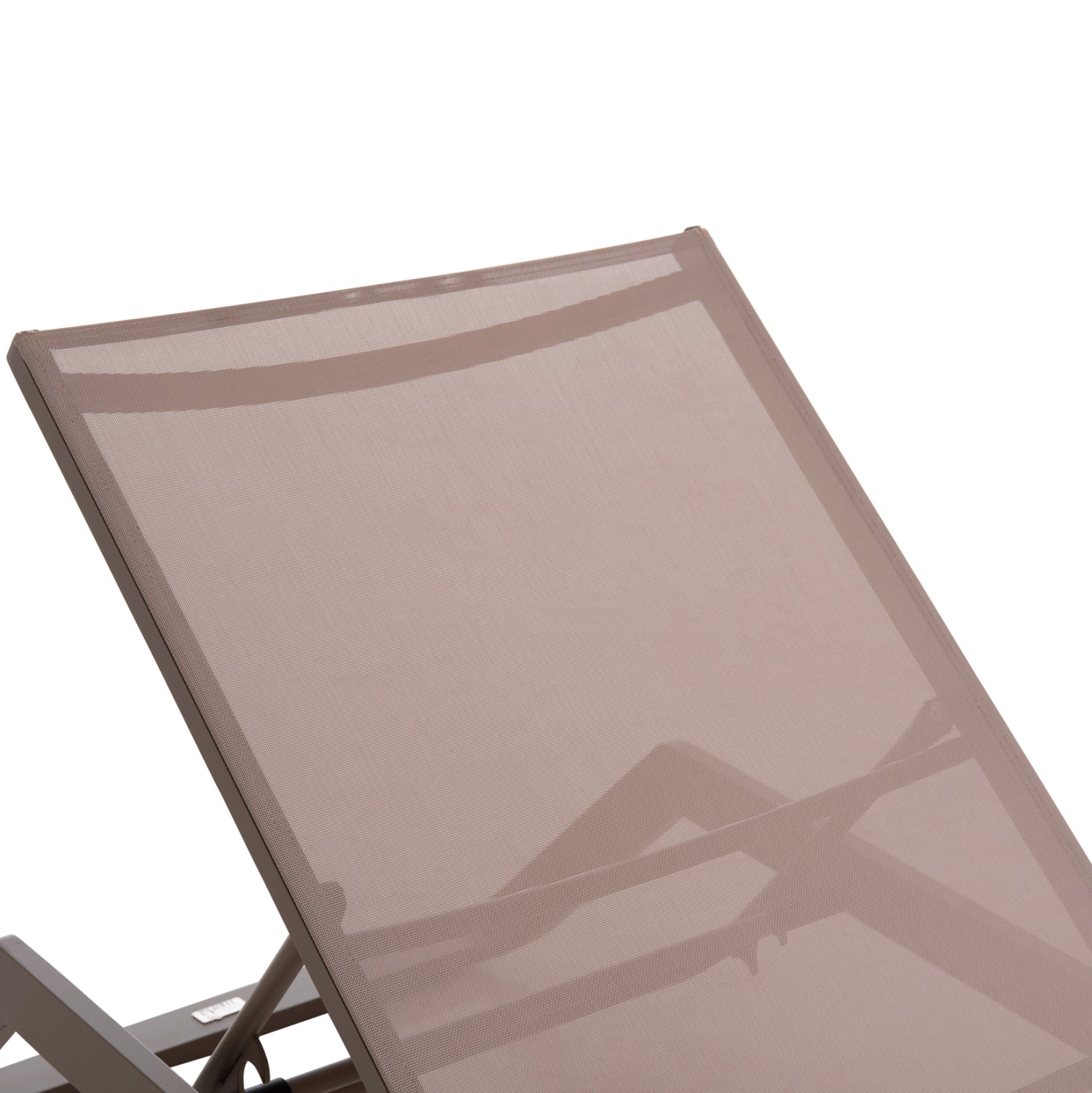 ΞΑΠΛΩΣΤΡΑ ΑΛΟΥΜΙΝΙΟΥ MARIMAR HM6562.03 ΣΚΕΛΕΤΟΣ TAUPE & TEXTILENE ΜΠΕΖ 220x67.5x31.5Υεκ