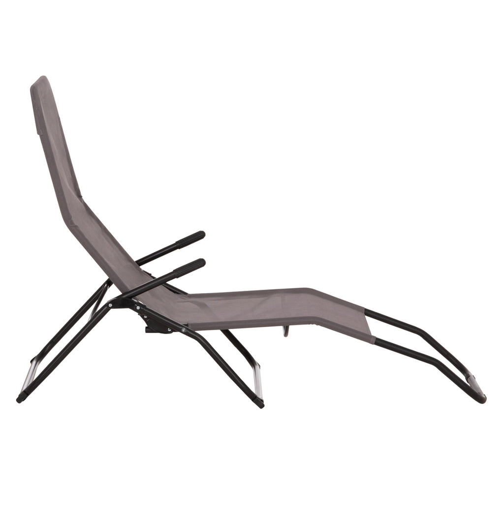 ΞΑΠΛΩΣΤΡΑ ΚΟΥΝΙΣΤΗ SWINGSAND HM6553.01 ΓΚΡΙ TEXTILENE--ΜΑΥΡΟ ΜΕΤΑΛΛΟ 143x60x94Υεκ