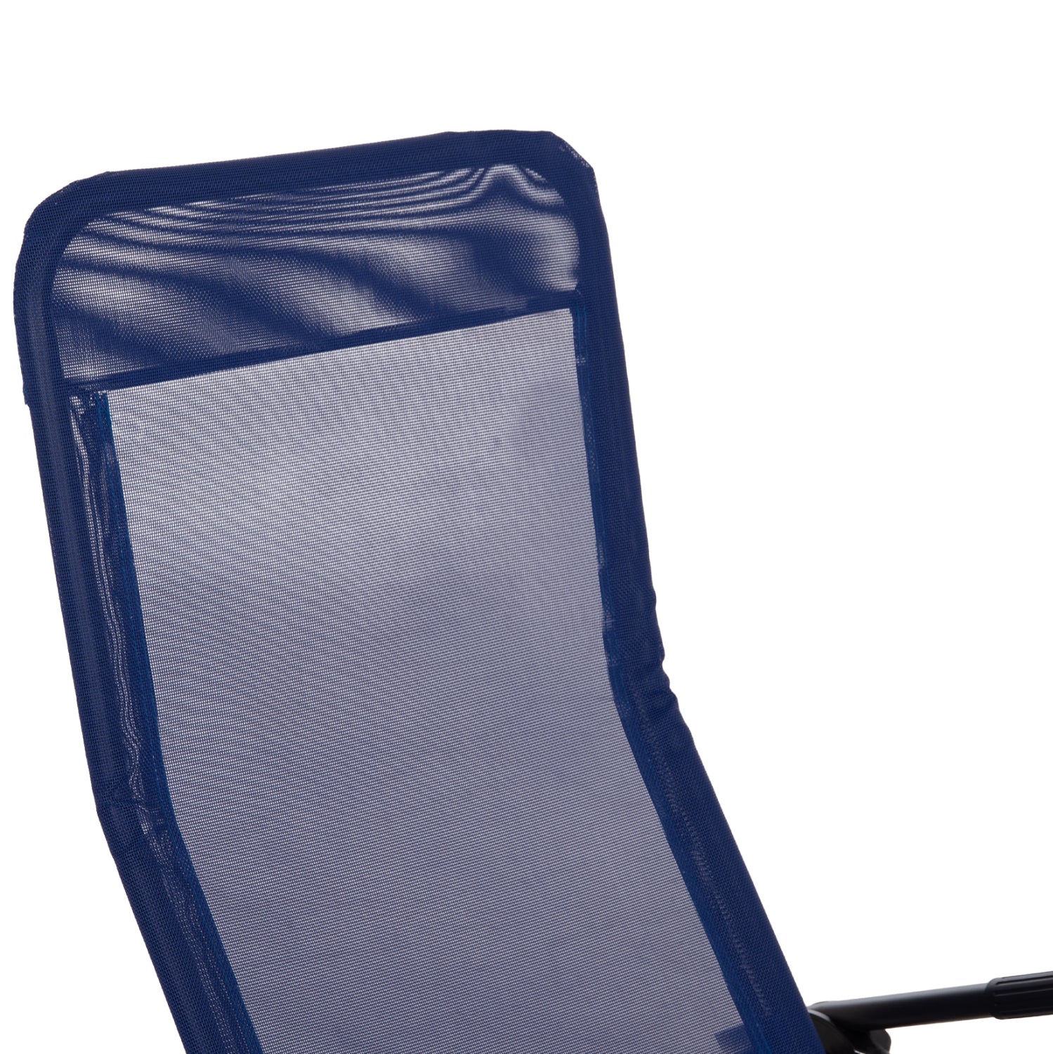 ΞΑΠΛΩΣΤΡΑ ΚΟΥΝΙΣΤΗ SWINGSAND HM6553.05 ΜΠΛΕ TEXTILENE--ΜΑΥΡΟ ΜΕΤΑΛΛΟ 143x60x94Υεκ
