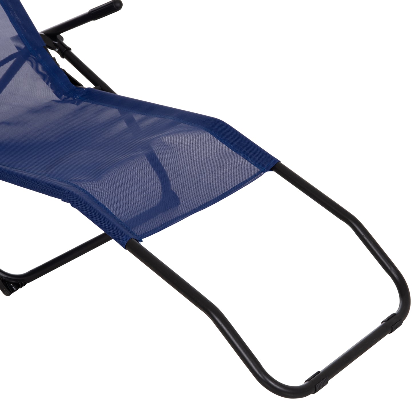 ΞΑΠΛΩΣΤΡΑ ΚΟΥΝΙΣΤΗ SWINGSAND HM6553.05 ΜΠΛΕ TEXTILENE--ΜΑΥΡΟ ΜΕΤΑΛΛΟ 143x60x94Υεκ