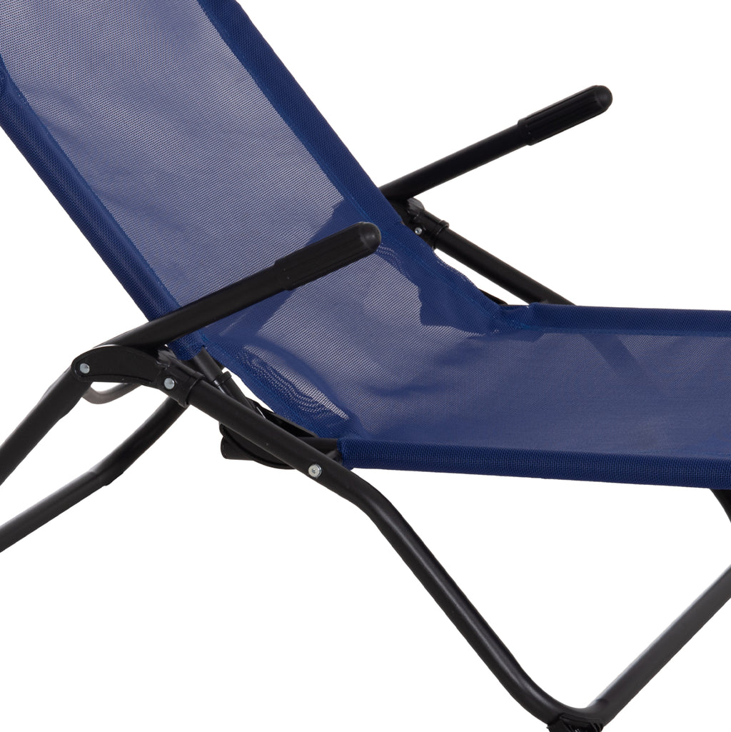 ΞΑΠΛΩΣΤΡΑ ΚΟΥΝΙΣΤΗ SWINGSAND HM6553.05 ΜΠΛΕ TEXTILENE--ΜΑΥΡΟ ΜΕΤΑΛΛΟ 143x60x94Υεκ